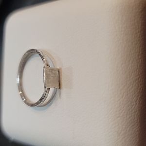 OREGON MAP Silver ring  size 6